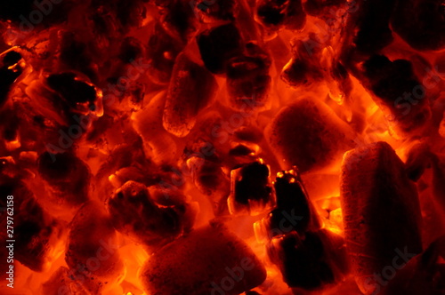 Embers glowing background. ...