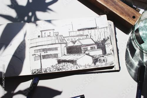 sketchbook,artist,blog, mockup,draw photo