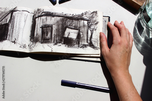 sketchbook,artist,blog, mockup,draw