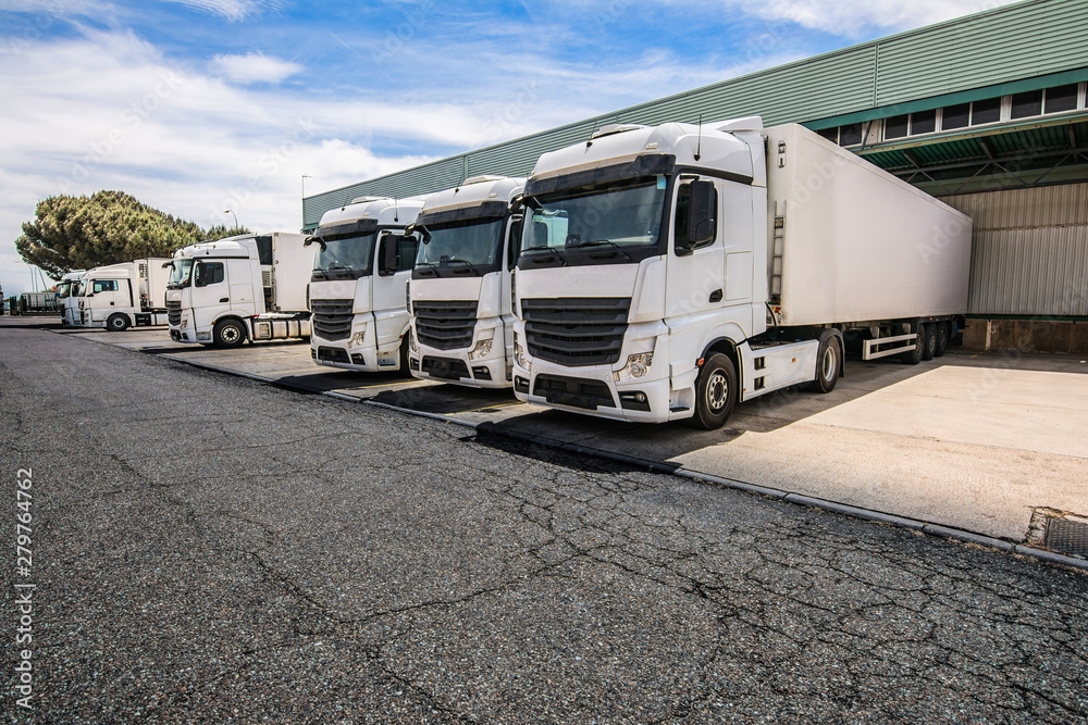 Benavente transport terminal in northwest Spain, one of the most important logistics centers in Europe