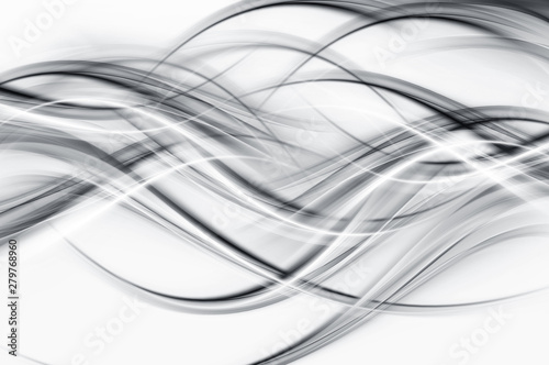 Cool grey and white flowing background