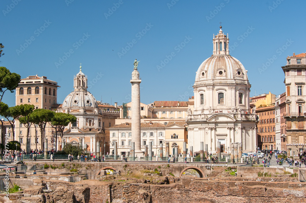 Rom - Das Trajansforum und die Trajansmärkte