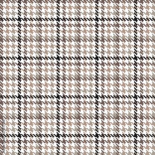 Houndstooth seamless pattern. Vector background