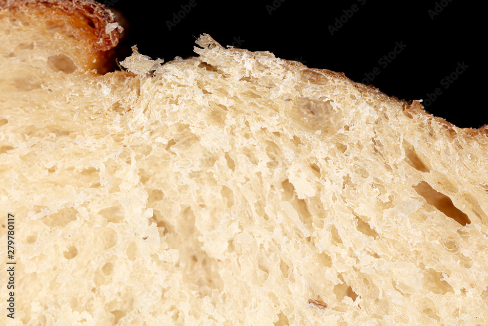 The flesh of bread as an abstract background The flesh of bread as an abstract background