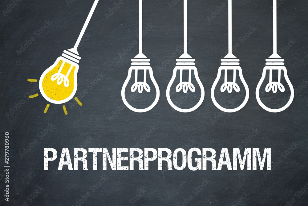 Fototapeta premium Partnerprogramm 