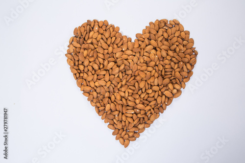 Almonds cashew nus and walnuts