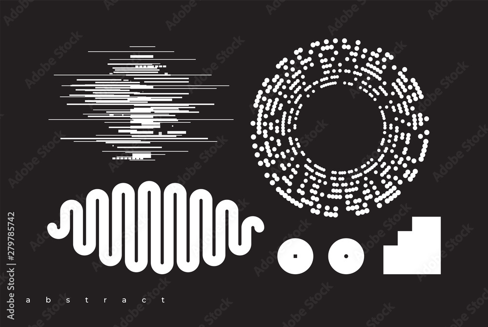 Obraz premium Vector Abstract Shape Geometric universal design form