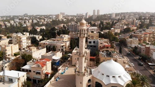 Mahmood Mosque in the Ahmadiyya Muslim Community, Kababir, Haifa, Israel. photo