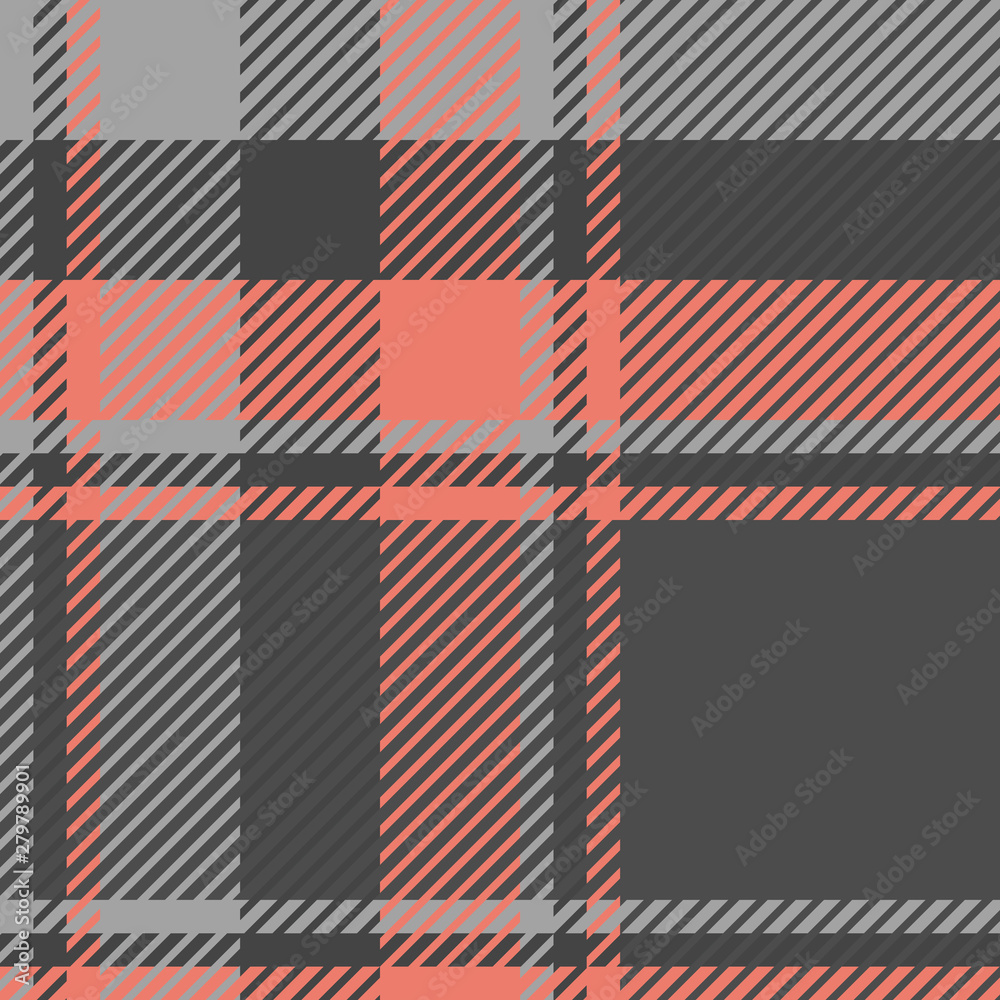 Plaid or tartan vector is background or texture in many color Plaid or tartan vector is background or texture in many color