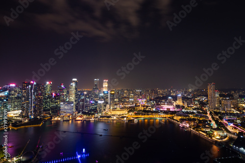 Singapore city views from Marina Bay Area © hyserb