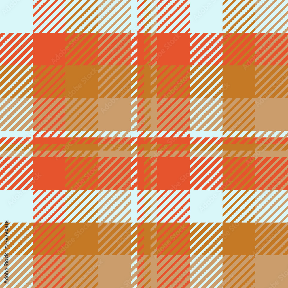 Plaid or tartan vector is background or texture in many color Plaid or tartan vector is background or texture in many color