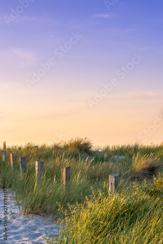 Sonnenuntergang Dünen Ostsee