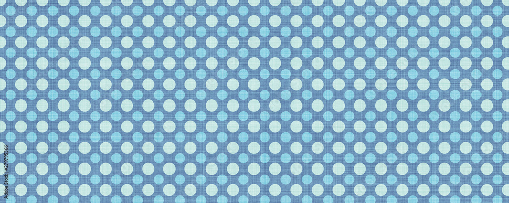 Blue polka dots fabric pattern background Blue polka dots fabric pattern background