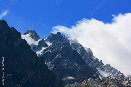 Caucasus. Tsey gorge. Mount Adayhoh.