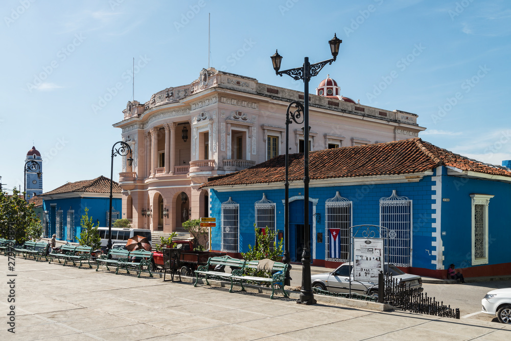 Φωτογραφία Kuba, Sancti Spiritus;  Der  Park Sanchez   im Zentrum der Altstadt