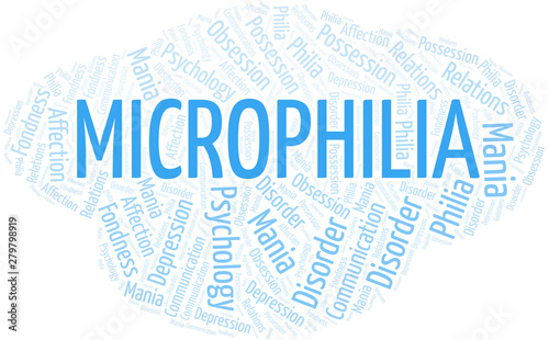 Microphilia word cloud. Type of Philia.