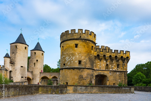 city gate called Porte des Allemands (German Gate), Metz. France 