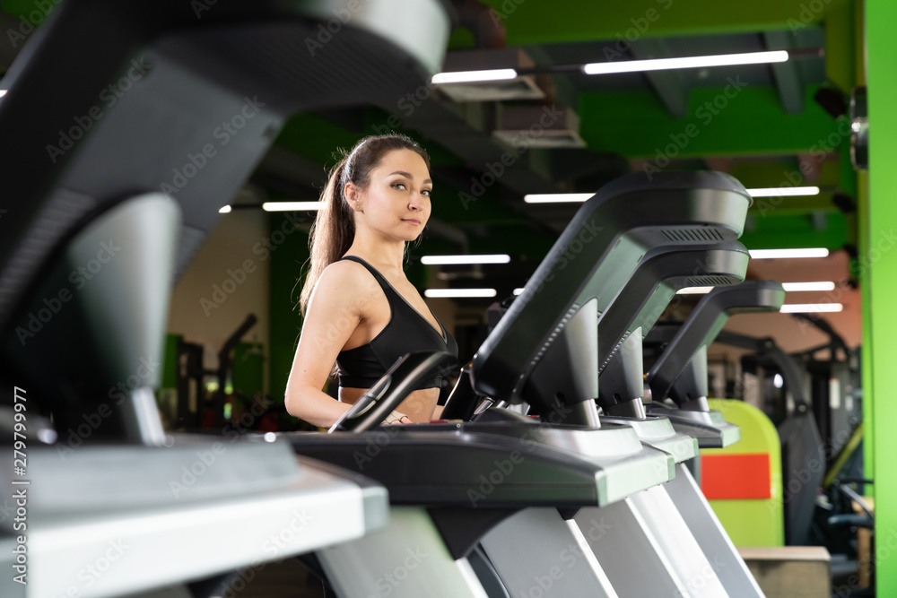 Young woman workout in gym healthy lifestyle Young woman workout in gym healthy lifestyle