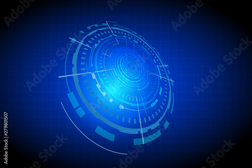 Abstract vector scientific data future and technology background that can use for business presentation. - Vector