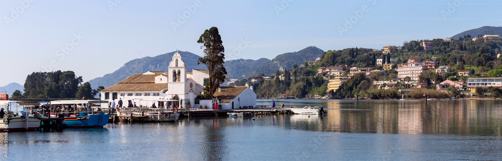 Vlacherna Monastery of Panayia (Greece, island Corfu) Vlacherna Monastery of Panayia (Greece, island Corfu)