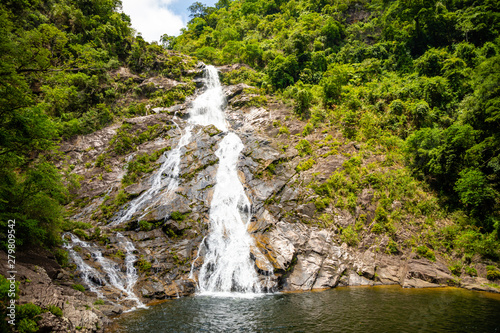 Tonanri Waterfall Landscape  nature of the southern part of Hainan Province  China