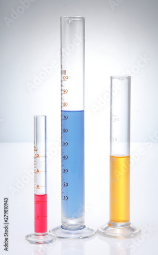 Graduated cylinders .