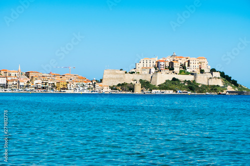 Fototapeta Naklejka Na Ścianę i Meble -  a view of Calvi, in Corsica, France