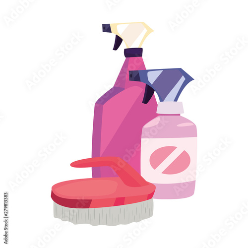 cleaning products and supplies design