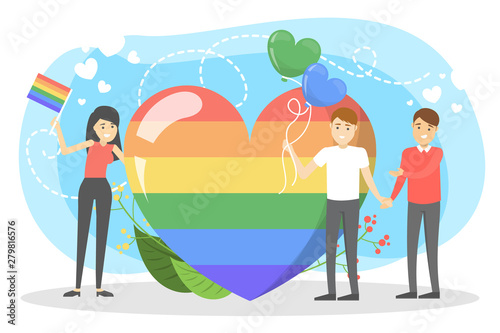 LGBT community concept