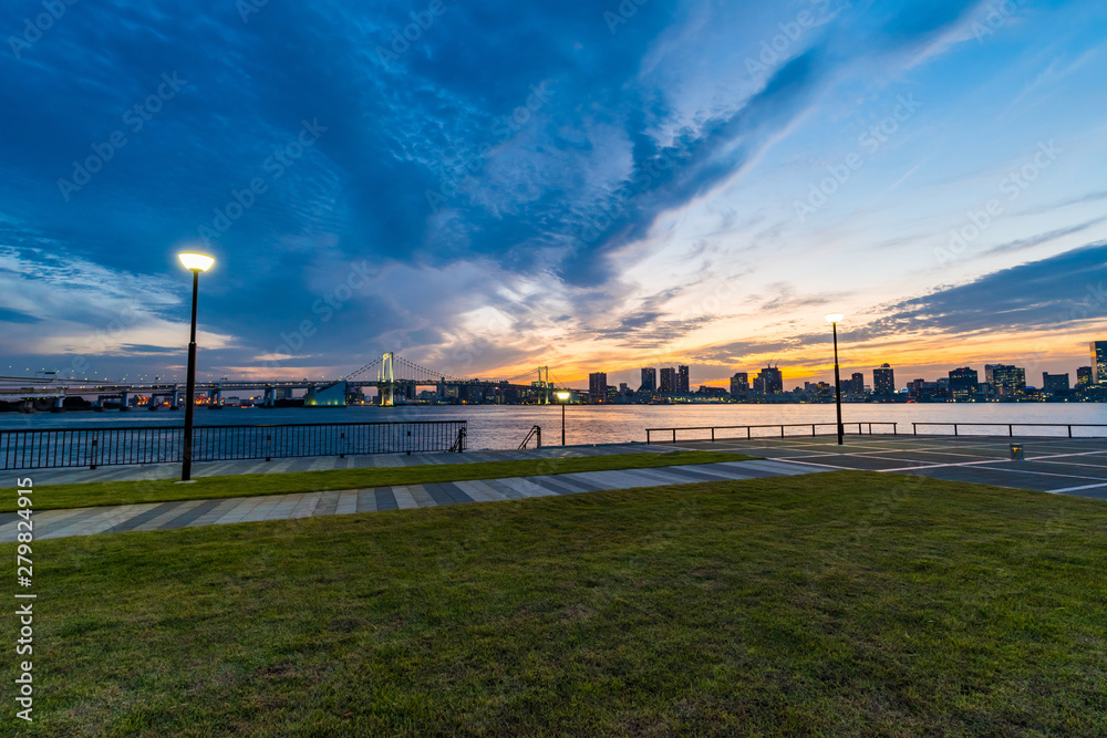 豊洲ぐるり公園の夜景