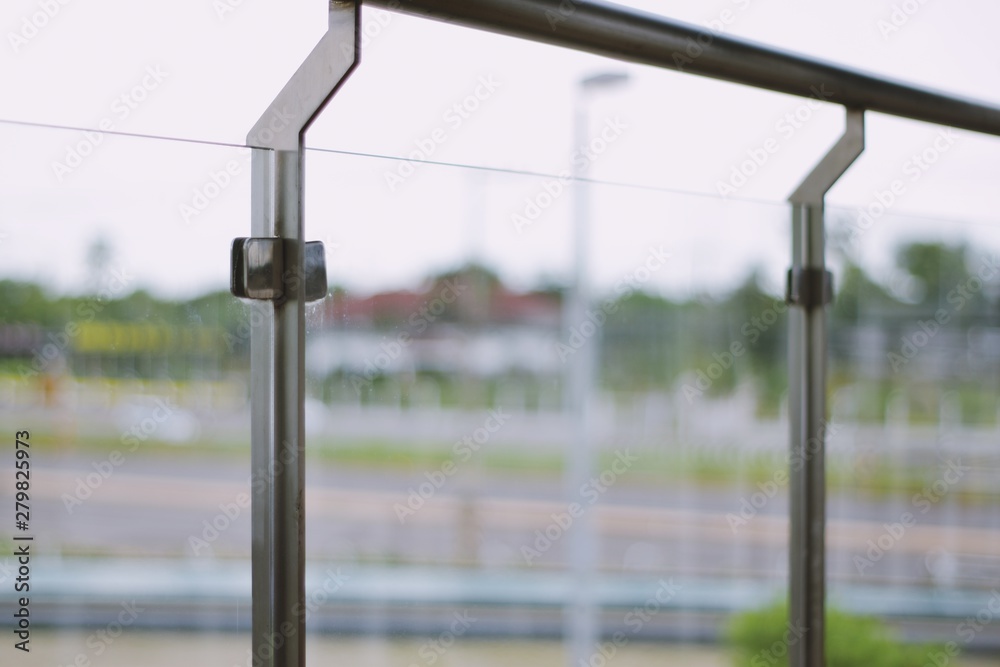  Falling railings, balconies of large buildings