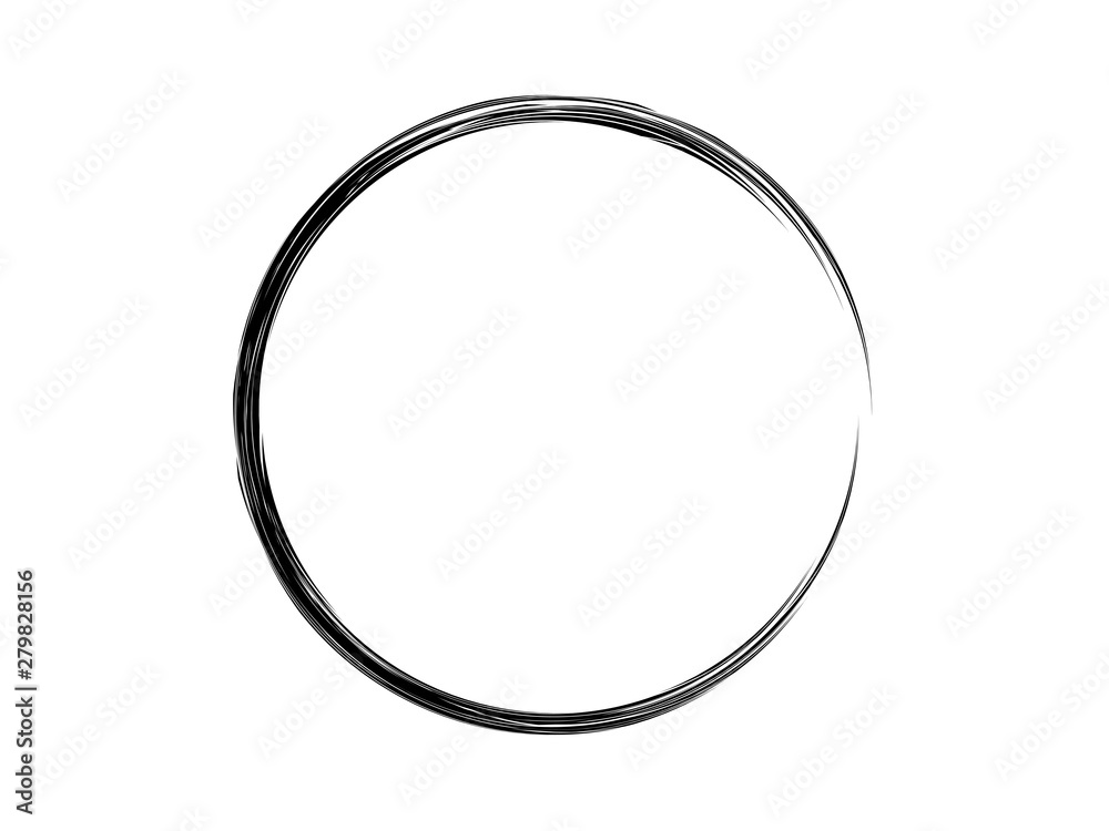 Grunge circle made of black ink.Grunge circle made with art brush.Grunge logo design.Grunge oval shape. Grunge circle made of black ink.Grunge circle made with art brush.Grunge logo design.Grunge oval shape.