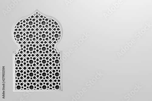 Photography Islamic design greeting card background