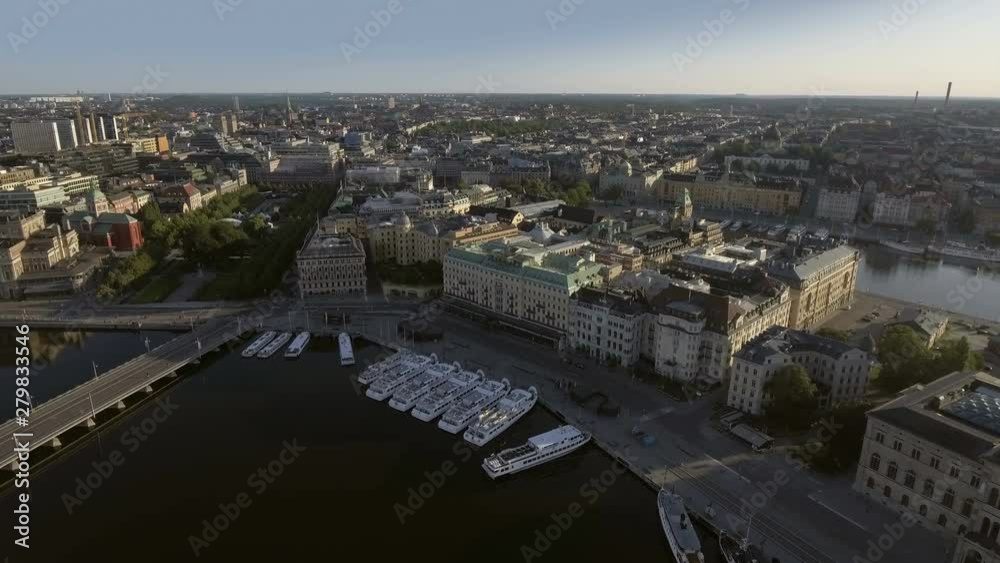 View of Stockholm Sweden early morning