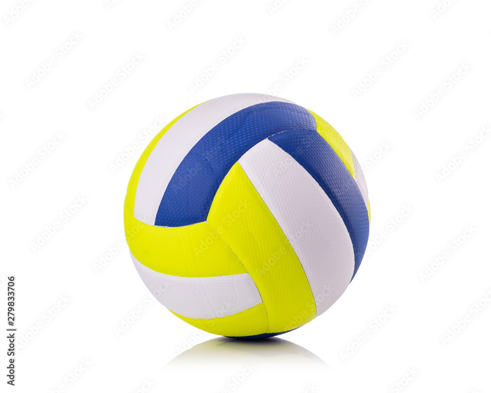 New volleyball ball Studio shot and isolated on white