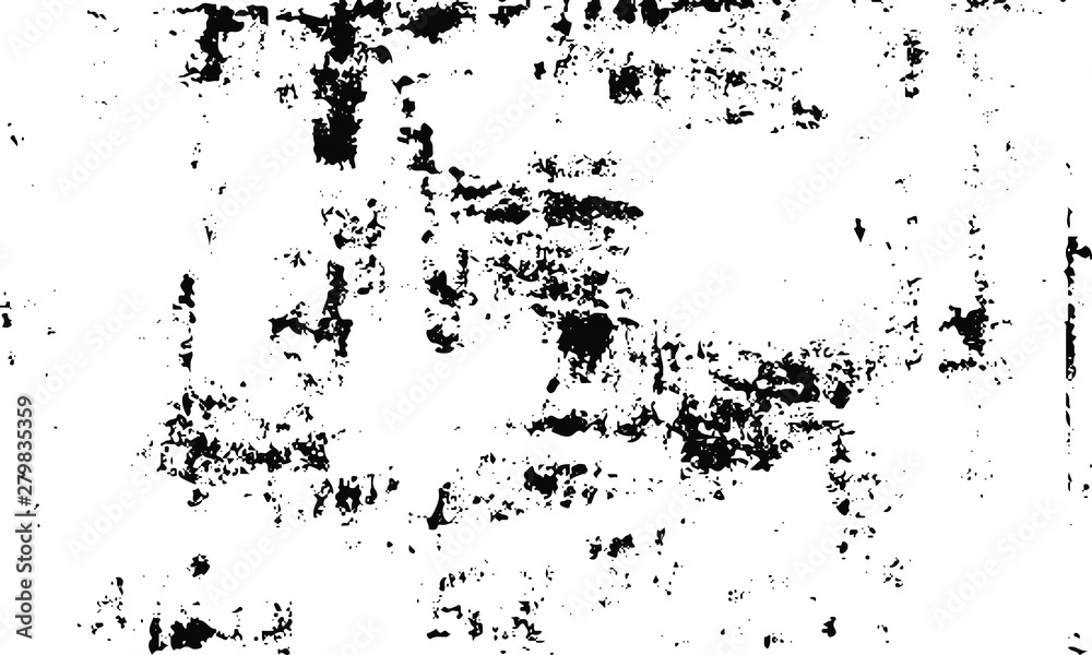 Rough black and white texture vector. Distressed overlay texture. Grunge background. Abstract textured effect. Vector Illustration. Black isolated on white background. EPS10.