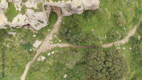 Le Destroit (also known as Districtum or Horvat Qarta) is a ruined medieval fortress, built by the Crusaders in the early 12th century CE, located near the town of Atlit, Israel. photo