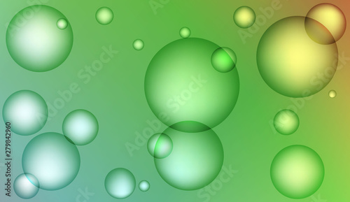 Blurred decorative design with bubbles. For elegant pattern cover book. Vector illustration.