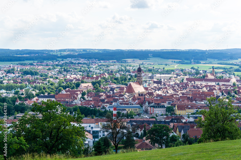 panoramic view of the city amberg bavaria germany