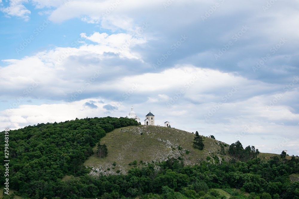 Church on the hill in Moravia Czech Republic.