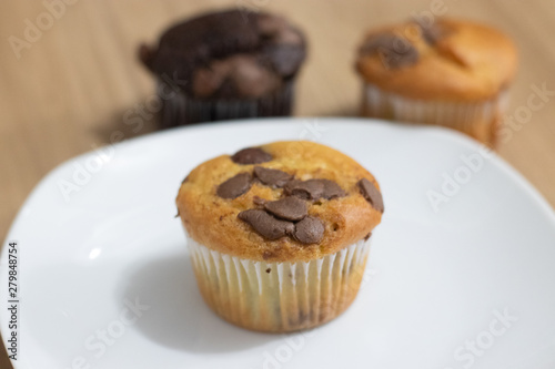 cupcake muffin chocolate baunilha