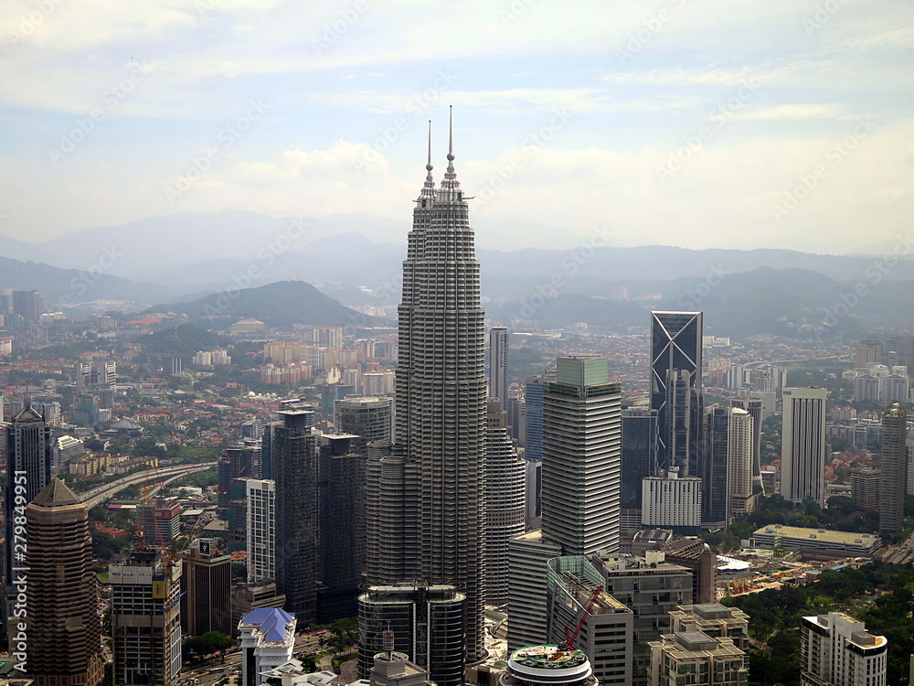 The skyline of Kuala Lumpur