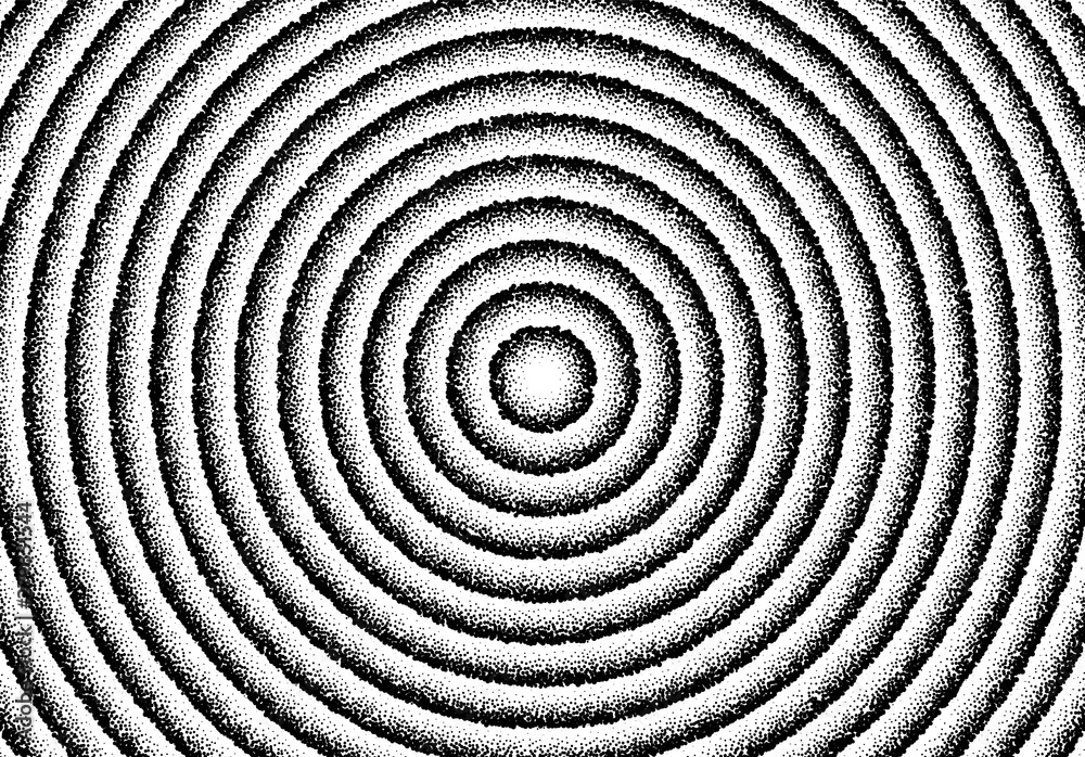 Fototapeta premium Abstract background with layers of scattered dots