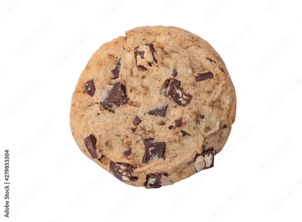 Naklejka premium Chocolate chip cookie