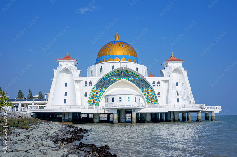 Malacca Straits Mosque (Masjid Selat Melaka), Malacca, Malaysia
