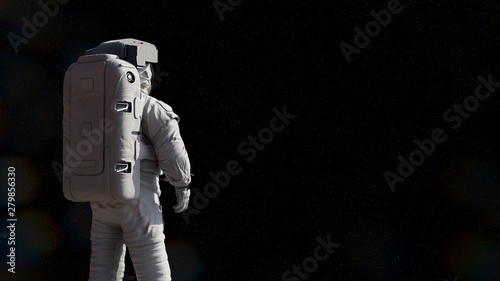 astronaut watching the stars