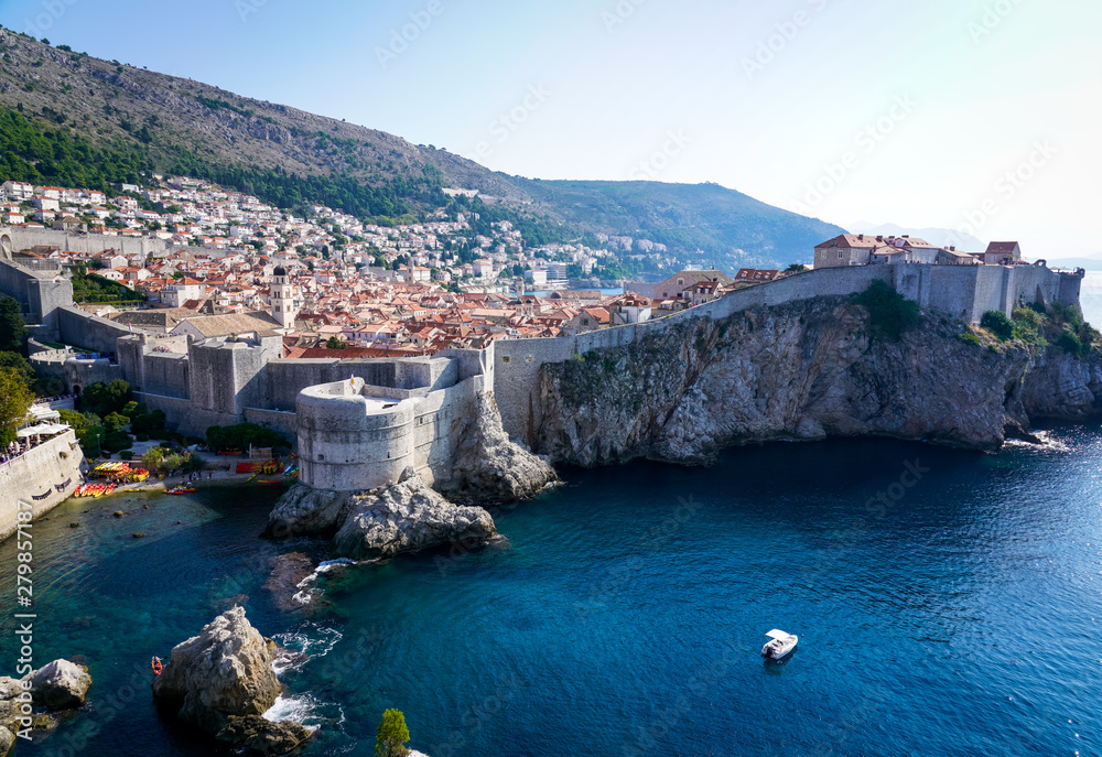 view of dubrovnik from croatia