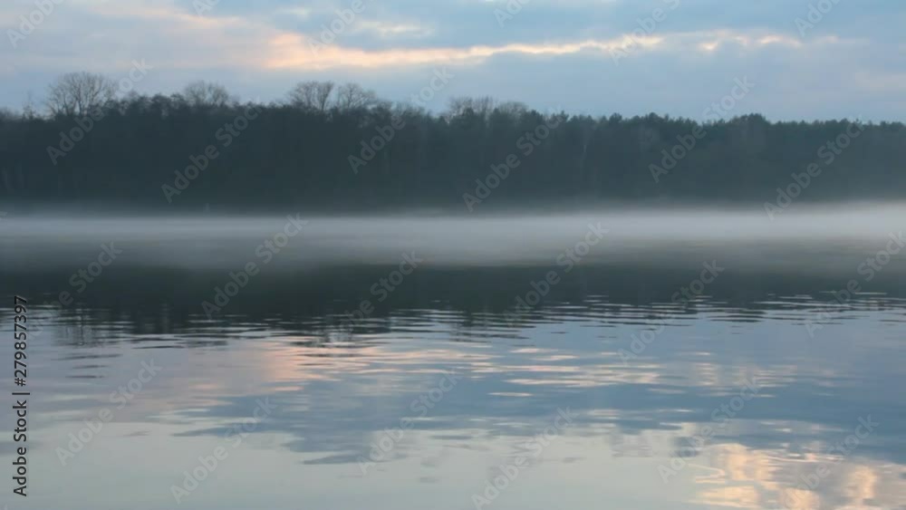 foggy riverside in the evening (FULL HD) foggy riverside in the evening (FULL HD)