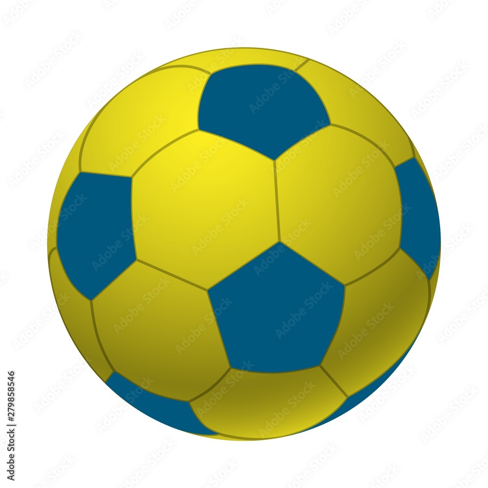 Soccer ball. Football ball icon.