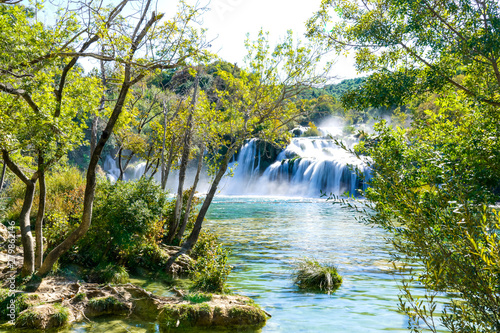 Krka Falls Park in Croatia